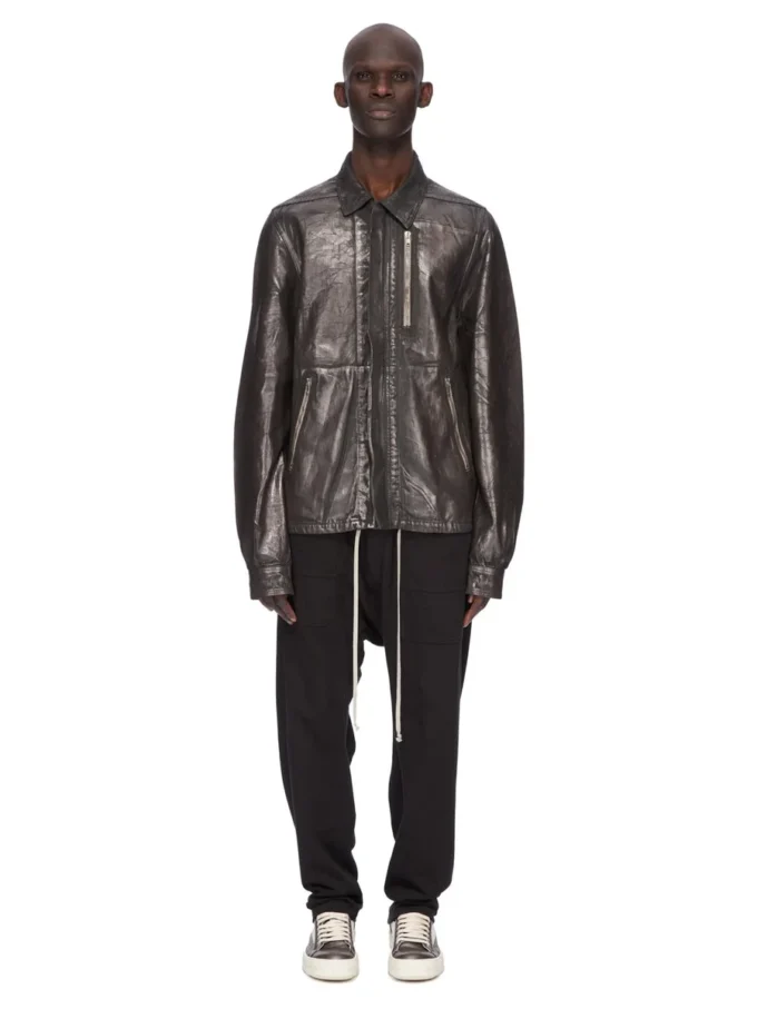 DRKSHDW FW25 CONCORDIANS CLASSIC CARGO TREKKOORD IN ZWART COMPACT ZWAAR JERSEY DU02E7370RIG-09 DRKSHDW FW25 CONCORDIANS CLASSIC CARGO TREKKOORD IN ZWART COMPACT ZWAAR JERSEY DU02E7370RIG-09