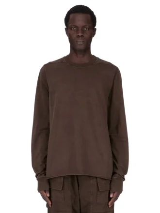 DRKSHDW FW25 CONCORDIANS CREWNECK SWEAT IN DARK DUST COMPACT HEAVY JERSEY. DU02E7279RIGP-78 DRKSHDW FW25 CONCORDIANS CREWNECK SWEAT IN DARK DUST COMPACT HEAVY JERSEY. DU02E7279RIGP-78