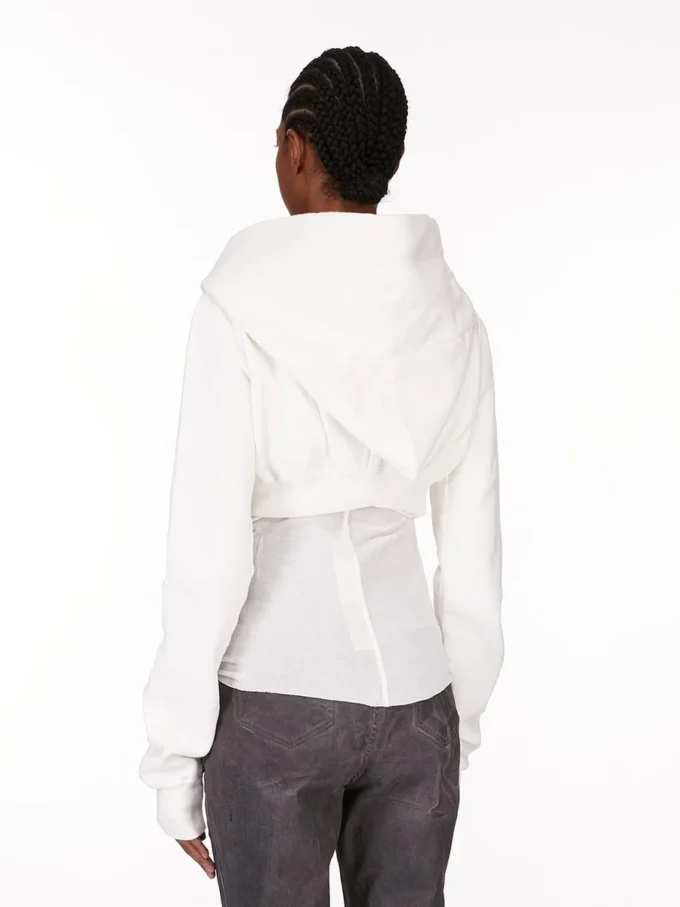 DRKSHDW FW25 CONCORDIANS MICRO MOUNTAIN HOODIE IN MILK FURKA ZWARE SWEATSHIRT DS02E7237F-11 DRKSHDW FW25 CONCORDIANS MICRO MOUNTAIN HOODIE IN MILK FURKA ZWARE SWEATSHIRT DS02E7237F-11