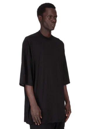 DRKSHDW FW25 CONCORDIANS TOMMY T IN ZWART KATOENEN GAUZE JERSEY DU02E7259BH-09