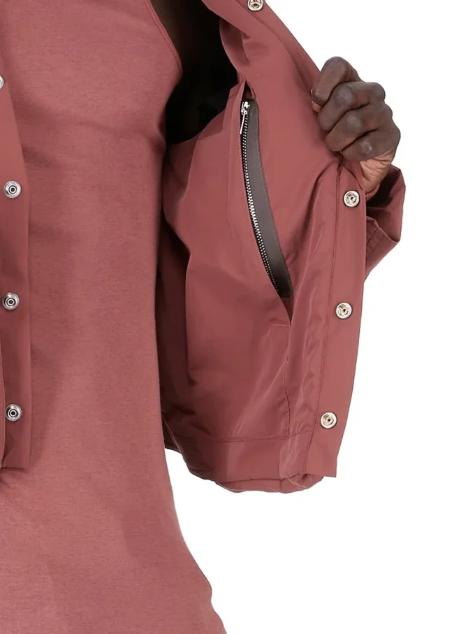 RICK OWENS FW25 CONCORDIANS CARGO JKT IN PALISSANDER MAT NYLON. RU02E1762MT-13 RICK OWENS FW25 CONCORDIANS CARGO JKT IN PALISSANDER MAT NYLON. RU02E1762MT-13