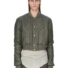 RICK OWENS FW25 CONCORDIANS GEWATTEERD VLIEGJACK IN BOSCO LICHT NYLON. RU02E1727NPT1-25 RICK OWENS FW25 CONCORDIANS GEWATTEERD VLIEGJACK IN BOSCO LICHT NYLON. RU02E1727NPT1-25