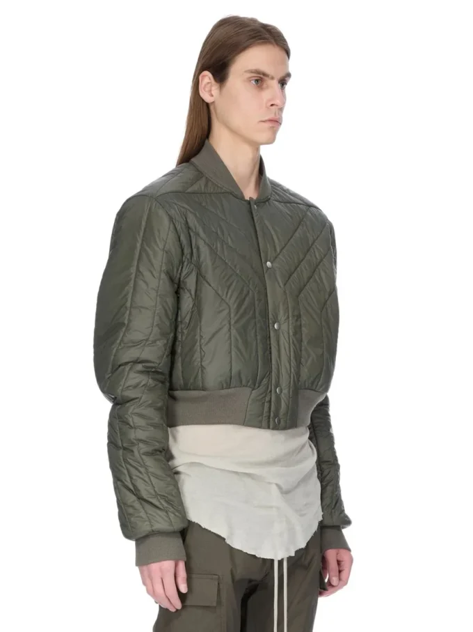 RICK OWENS FW25 CONCORDIANS GEWATTEERD VLIEGJACK IN BOSCO LICHT NYLON. RU02E1727NPT1-25 RICK OWENS FW25 CONCORDIANS GEWATTEERD VLIEGJACK IN BOSCO LICHT NYLON. RU02E1727NPT1-25