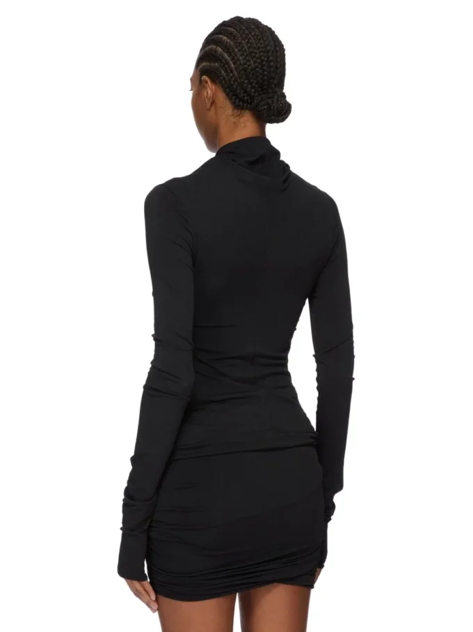 RICK OWENS FW25 CONCORDIANS KAIRO LS TOP IN ZWARTE VISCOSE CREPE JERSEY LI02E3212CVI-09 RICK OWENS FW25 CONCORDIANS KAIRO LS TOP IN ZWARTE VISCOSE CREPE JERSEY LI02E3212CVI-09