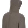 RICK OWENS FW25 CONCORDIANS PRECOLLECTION HOODIE MET RITS IN DUST LAS PALMAS CASHMERE BREIWERK. RU02E1666KLWS-34 RICK OWENS FW25 CONCORDIANS PRECOLLECTION HOODIE MET RITS IN DUST LAS PALMAS CASHMERE BREIWERK. RU02E1666KLWS-34