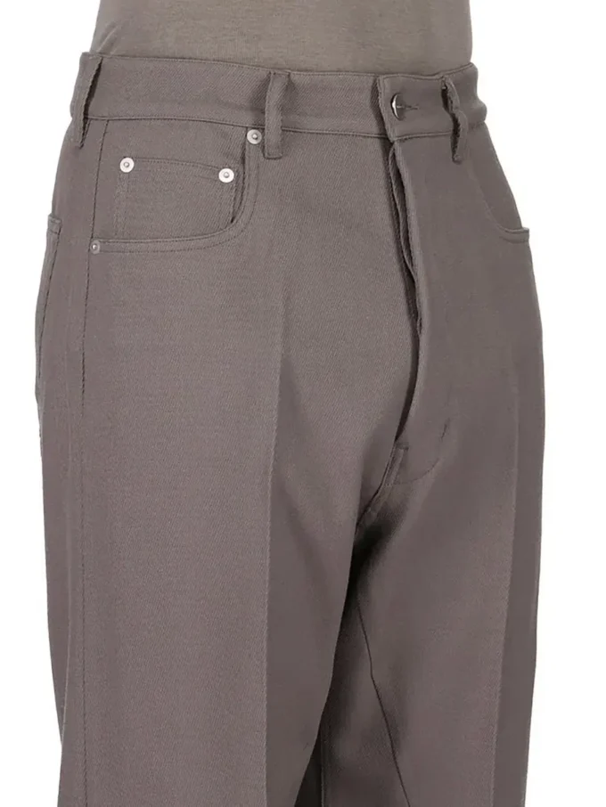 RICK OWENS FW25 CONCORDIANS RUNWAY GETH JEANS IN DUST WOOL DRILL. RU02E1333WD-34 RICK OWENS FW25 CONCORDIANS RUNWAY GETH JEANS IN DUST WOOL DRILL. RU02E1333WD-34