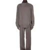 RICK OWENS FW25 CONCORDIANS RUNWAY GETH JEANS IN DUST WOOL DRILL. RU02E1333WD-34 RICK OWENS FW25 CONCORDIANS RUNWAY GETH JEANS IN DUST WOOL DRILL. RU02E1333WD-34