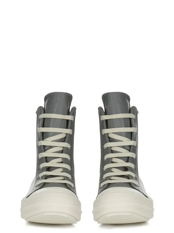 RICK OWENS FW25 CONCORDIANS SNEAKERS IN GEWASSEN INDIGO/MELK/MELK VOLNERF KOENLEER RP02E4890LCO-0611