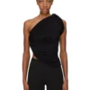 RICK OWENS LILIES FW25 CONCORDIANS ANITA TOP IN VISCOSE CREPE JERSEY LI02E3110RV-09