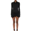 RICK OWENS LILIES FW25 CONCORDIANS LUNA ROK IN VISCOSE CREPE JERSEY LI02E3309CVI-09